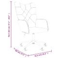 vidaXL Relaxačné kreslo patchwork látkové