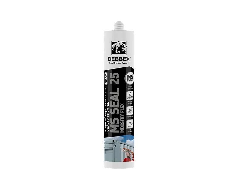 Tmel hybridný DEBBEX MS SEAL 25 INDUSTRY betónovo šedý 600ml