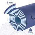 Podložka na jogu HMS YM10 tmavomodrá