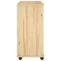 vidaXL Koliesková skriňa 63,5 x 39 x 79 cm Masívne borovicové drevo