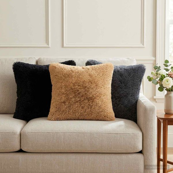 vidaXL Poťah na podložku 2 pcs HEERLEN Antracitová 30 x 30 cm