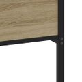 vidaXL Posteľný rám bez matraca dub sonoma 140x190 cm kompozitné drevo