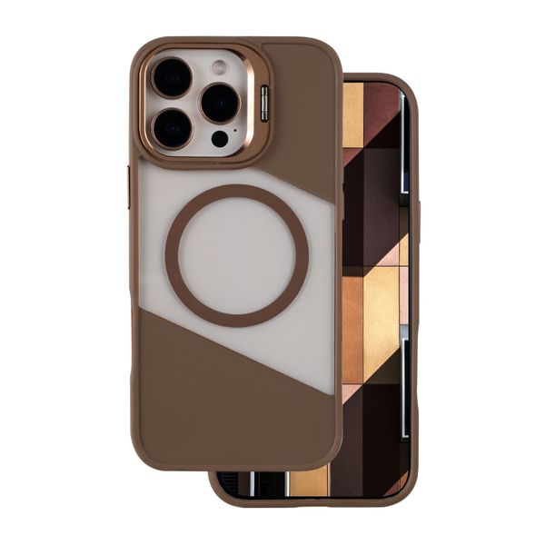 Puzdro Fusion Mag pre iPhone 16 Pro 6,3" hnedá