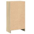 vidaXL Knižnica farba dubu sonoma 40x24x75 cm drevotrieska