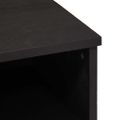 vidaXL TV skrinka Čierna 100 x 33 x 46 cm Masívne mango drevo