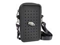 Gifty - Silikónová crossbody taštička čierna a ozdobný pin