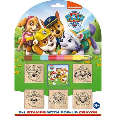 Pečiatky 5+1 s voskovkou Paw Patrol/Labková Patrola