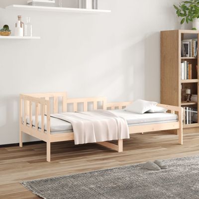 vidaXL Denná posteľ s matracom 80x200 cm masívna borovica