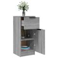 vidaXL Komody 2 ks sivý dub sonoma 30x30x70 cm spracované drevo