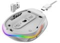 GENIUS Ergo 9000S Pro Pearl White/ duální Bluetooth + 2,4GHz/ 2400 dpi/ bezdrátová/ 6tlačítková/ dobíjecí/ RGB/ bílá Myš, bezdrátová, optická, 2400DPI, 6 tlacítek, Bluetooth, 2,4GHz, USB-C nabíjení, tichá, 7barevné podsvícení, bílá