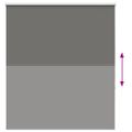 vidaXL roleta Blackout sivá 135x150 cm Šírka látky 131,6cm Polyester