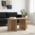 vidaXL Konferenčný stolík Dub artisan 87 x 50 x 45 cm