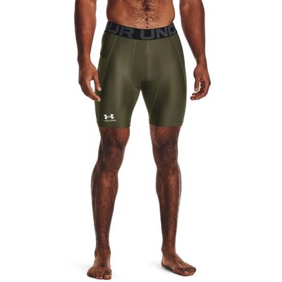Kompresné šortky HG Armour Shorts Green - Under Armour, veľkosť M, veľkosť oblečenia M