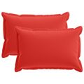 vidaXL Poťah na podložku 2 ks HOUTEN Červená 30 x 50 cm Polyester