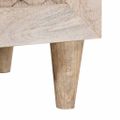 vidaXL Servírovacia skriňa 3 ks 180 x 33,5 x 75 cm mangový masív Biela