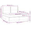 vidaXL Boxspring posteľ s matracom zelená 180x200 cm látka