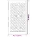 vidaXL Dvere skrinky mriežkový dizajn 2 ks 49,5x99 cm masív borovica