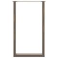 vidaXL Nohy barového stola v tvare U, 2 ks, prírodná oceľ, 60 x (100-101) cm, oceľ