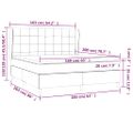vidaXL Boxspring posteľ s matracom zelená 160x200 cm látka