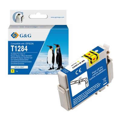 alt. kazeta G&G pre EPSON T1284 Stylus S22 / Stylus SX125 / Stylus SX130 / Stylus SX230 / Stylus SX235W (7ml)