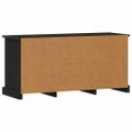 vidaXL TV skrinka 99,5 x 35,5 x 48 cm Čierny dub Kompozitné drevo