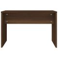 vidaXL Sada toaletného stolíka hnedý dub 86,5x35x136 cm