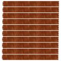 vidaXL Obrubník trávnika 10 pcs 10 x 103 cm Poveternostne odolná oceľ
