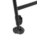 vidaXL Rybárske kreslo s nastaviteľn. nohami do blata skladacie zelené