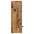 vidaXL Highboard Staré drevo 60 x 35,5 x 103,5 cm Kompozitné drevo