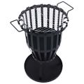 vidaXL Záhradné ohnisko s grilom oceľ 47,5 cm