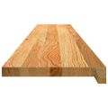 vidaXL Okenný parapet 2 ks svetlohnedá 140x30x2 cm dubový masív