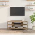 vidaXL RohováTVskriňa 102x40,5x45cm Remeselný dub Kompozitné drevo