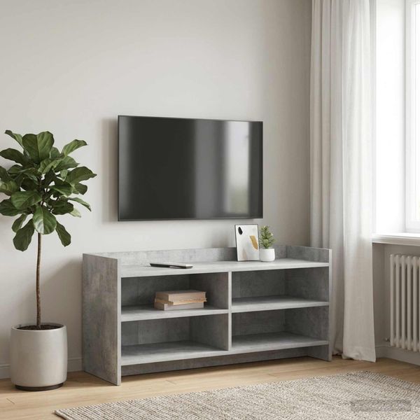 vidaXL TV skrinka 100 x 33 x 47 cm Betónovo sivá Kompozitné drevo