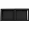 vidaXL Pedestal na práčku 2 pcs Čierny 120 x 56 x 52 cm Oceľ