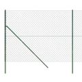 vidaXL Drôtený plot zelený 1,8x25 m