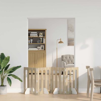 vidaXL Sklápacia bezpečnostná zábrana pre domáce zvieratá 4 pcs