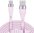 Kábel USB silikónový Kruger&amp;Matz KM1268-1P USB-USB-C, 1m, sv. ružová Kabel USB silikonový Kruger&Matz KM1268-1P USB - USB-C, 1m, sv. růžová