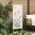 vidaXL Záhradná clona na súkromie Rezací Biela 50 x 140 cm