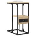 vidaXL Nočný stolík Sonoma dub 41,5 x 26 x 60,5 cm Kompozitné drevo