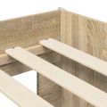 vidaXL Detská posteľová konštrukcia so skladovaním Dub sonoma