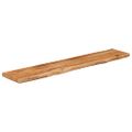vidaXL Nástenná polica 90x20x3,8 cm obdĺžnik masívna akácia živá hrana