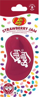 E303723600 Jelly Belly 3D Strawberry Jam závesný osviežovač vzduchu, jahodový džem