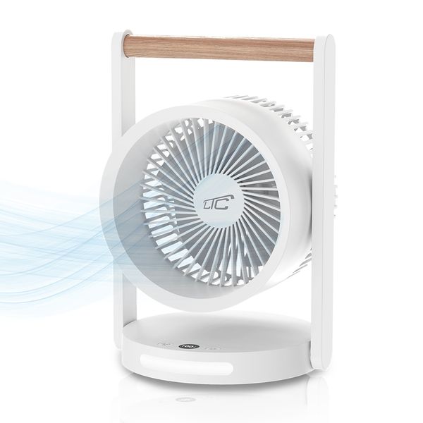 Bezdrôtový stolný ventilátor s nočným svetlom WB17 6,4" USB-C 3600mAh