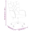 vidaXL Relaxačné kreslo patchwork látkové