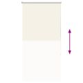 vidaXL Roleta Zatemnenie sivobiele 80x130 cm Šírka látky 75,7cm
