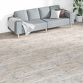 vidaXL Podlahové dosky Biely 5,26 m² 18 ks PVC