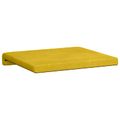 vidaXL Vankúš na lavičku 4 ks Zamat Žltá Hĺbka 35 cm