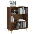 vidaXL Komoda hnedý dub 69,5x32,5x90 cm spracované drevo