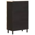vidaXL Highboard s dverami Biele umývanie dokončenie 60 x 33 x 100 cm