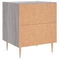 vidaXL Nočné stolíky 2 ks sivé sonoma 40x35x47,5 cm kompozitné drevo